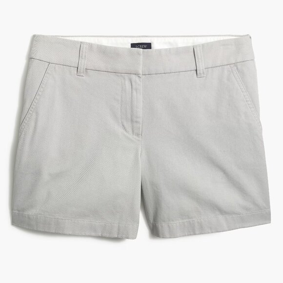J. Crew Factory Pants - J. Crew Oyster Grey 5" Classic Chino Short/NWT/Size 14